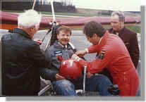 Major Heinz im Hummer 1983